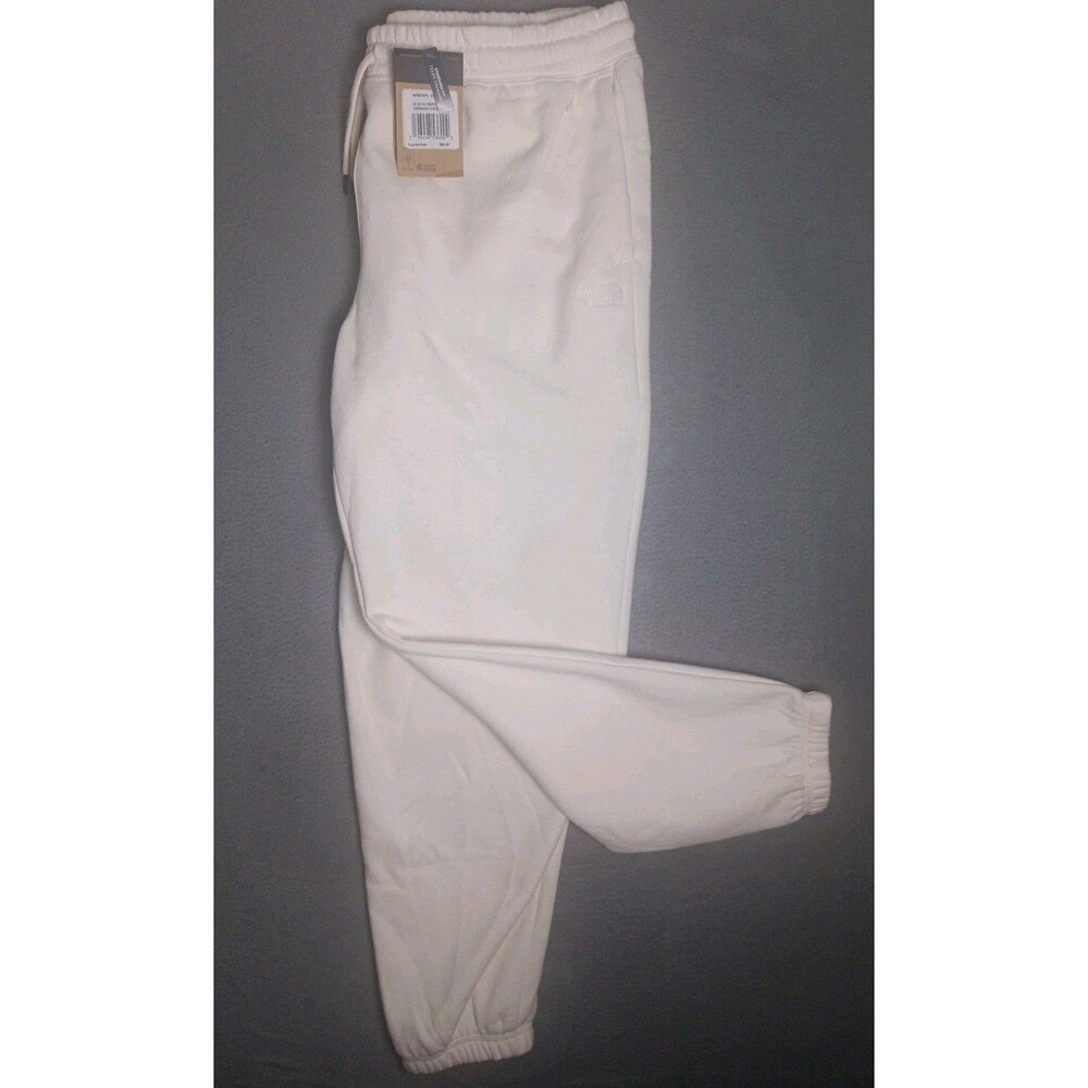 The North Face Womens Half Dome Fleece Sweatpant White Gardenia Size XL - New